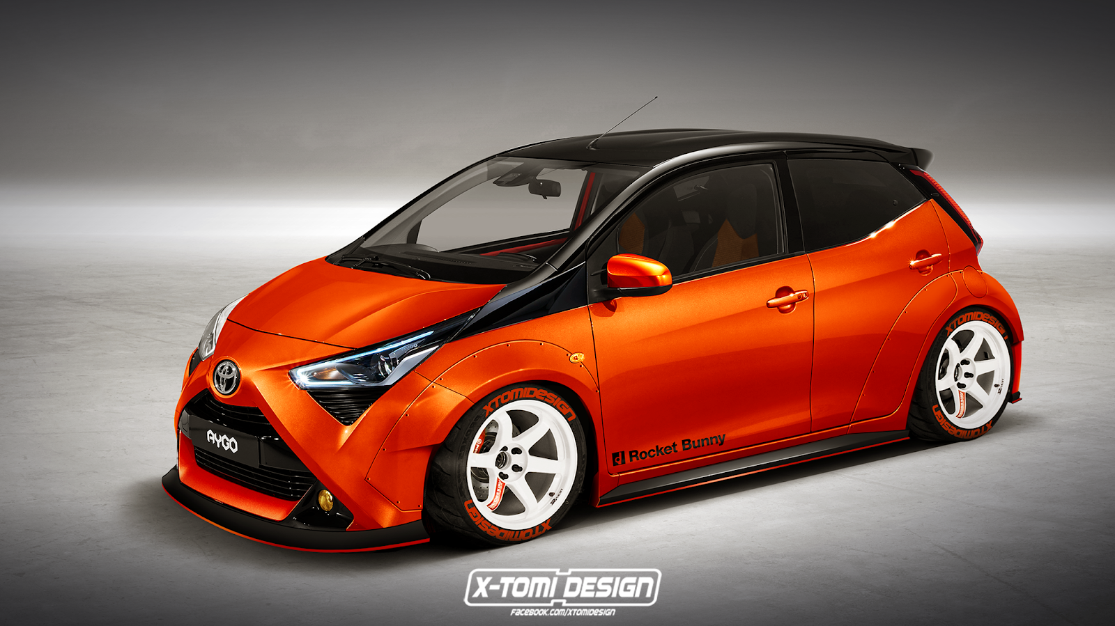 Toyota Aygo Rocket Bunny by X-Tomi Design '2018